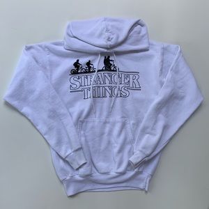 White Stranger Things hoodie